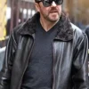 After Life Ricky Gervais Black Leather Jacket