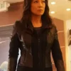 Agents Of Shield Ming Na Wen Black Leather Jacket