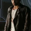 Agents of Shield S02 Nick Blood Brown Leather Jacket