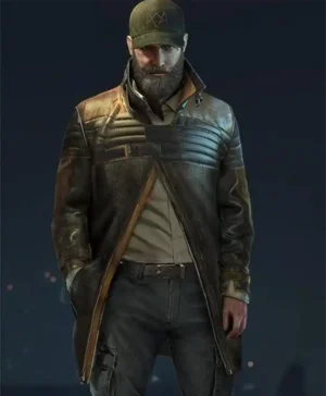Aiden Pearce Watch Dogs Legion Long Belted Coat