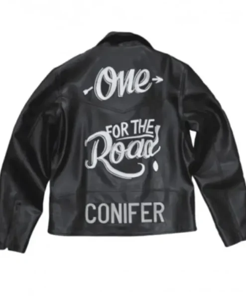 Alex Turner One for The Road Real Leather Jacket Back