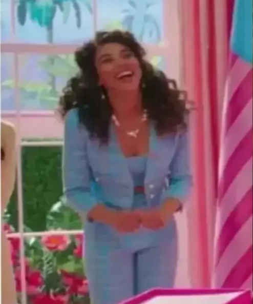 Alexandra Shipp Barbie 2023 Cropped Coat