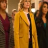 Alice Cooper Riverdale Yellow Wool Coat