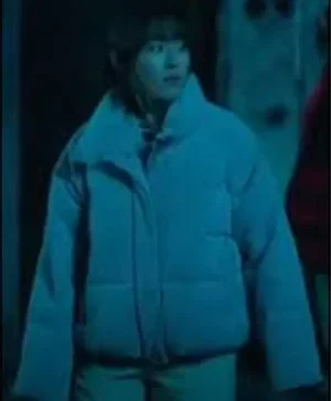 All Of Us Are Dead Nam On Jo Grey Parachute Puffer Jacket 1