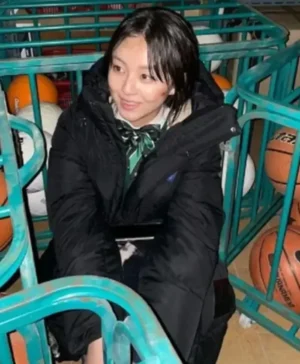 All Of Us Are Dead Nam On Jo Grey Parachute Puffer Jacket