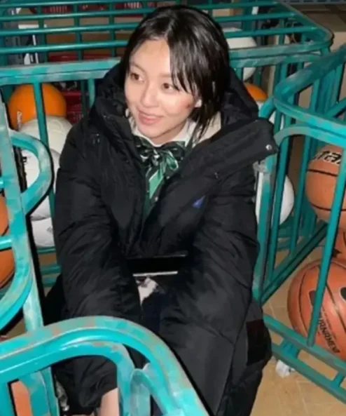 All Of Us Are Dead Nam On Jo Grey Parachute Puffer Jacket