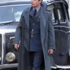 Allied Brad Pitt Double Breasted Long Trench Coat