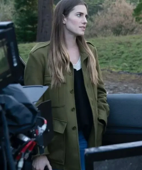 Allison Williams M3GAN 2023 Green Coat