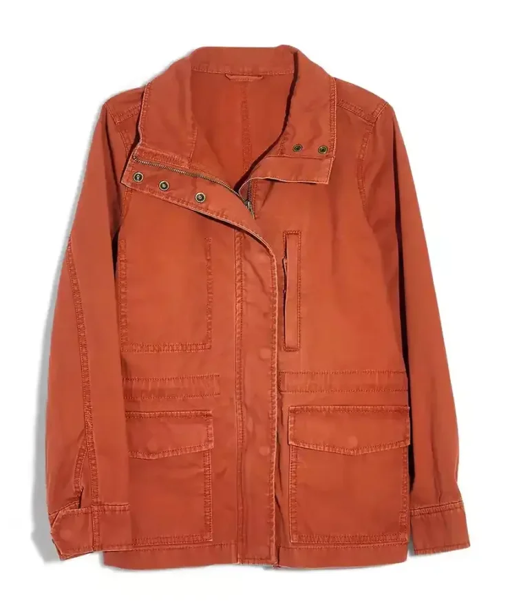 Amelia Utility Grey’s Anatomy Orange Denim Jacket