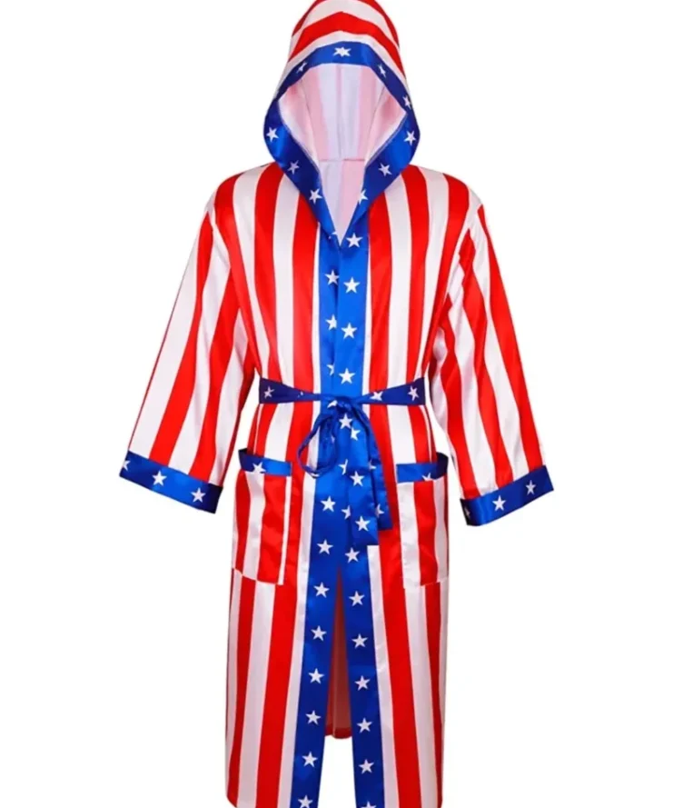 American Flag Apollo Creed Satin Costume