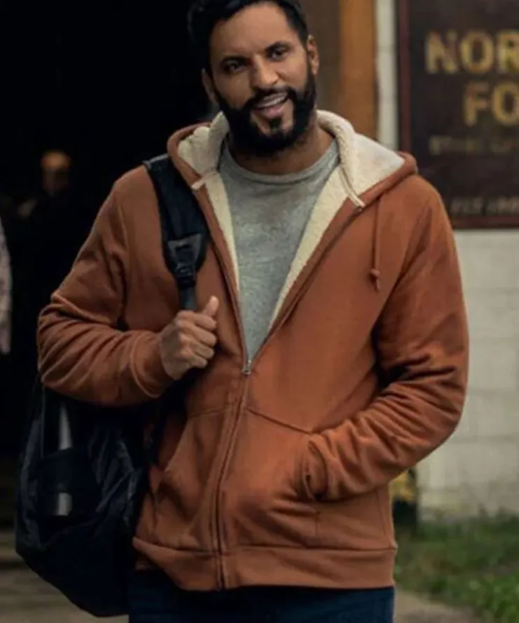 American Gods S03 Ricky Whittle Fleece Hooded Jacket