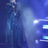 American Idol Adam Lambert Leather Long Coat