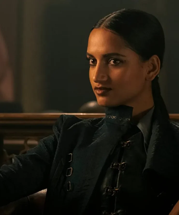 Amita Suman Shadow And Bone Inej Ghafa Black Coat