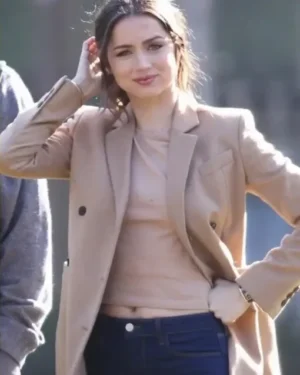 Ana de Armas 2022 Movie Deep Water Melinda Van Allen Beige Brown Trench Coat 510x638 1