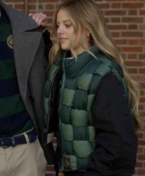 And Just Like That S02 Lucie McKenzie Green Puffer Vest
