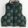 And Just Like That S02 Lucie McKenzie Green Puffer Vest front look