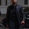 Andrew Tate Leather Black Jacket Front