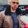 Andrew Tate Leather Brown Jacket