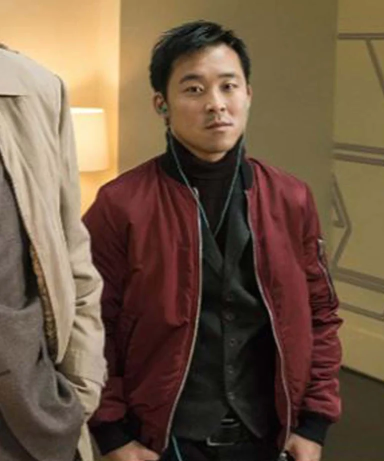 Fargo Meemo Maroon Cotton Bomber Jacket