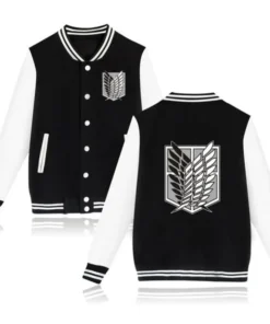 Anime Attack on Titan Varsity Letterman Jacket