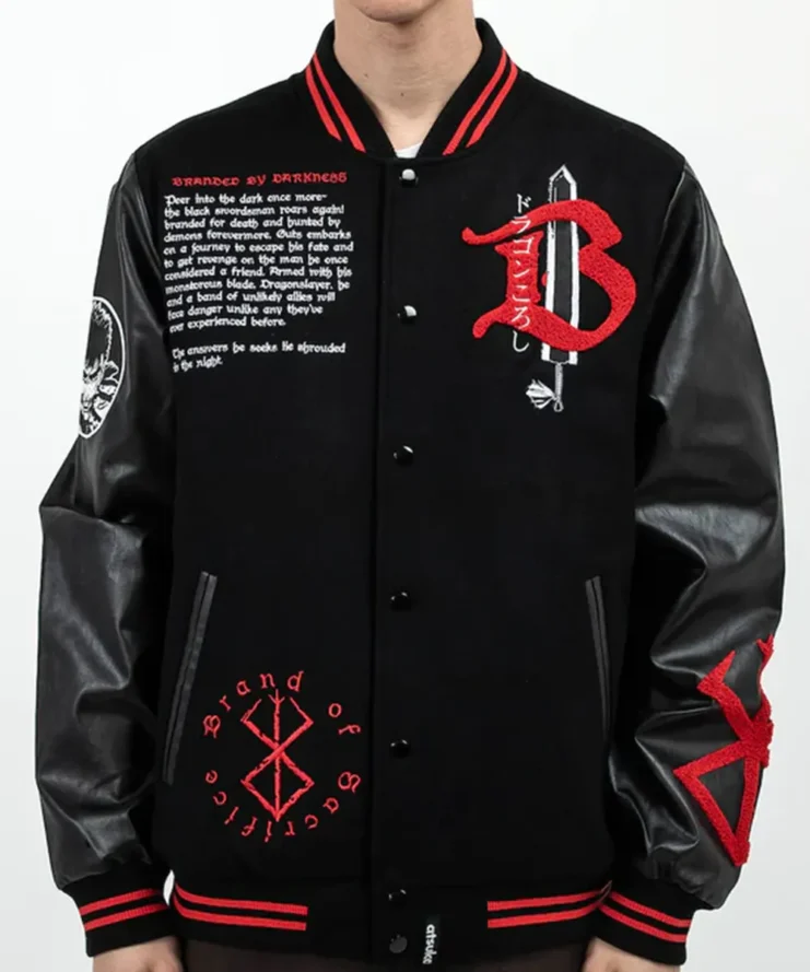 Anime-Letterman-Varsity-Black-Jacket