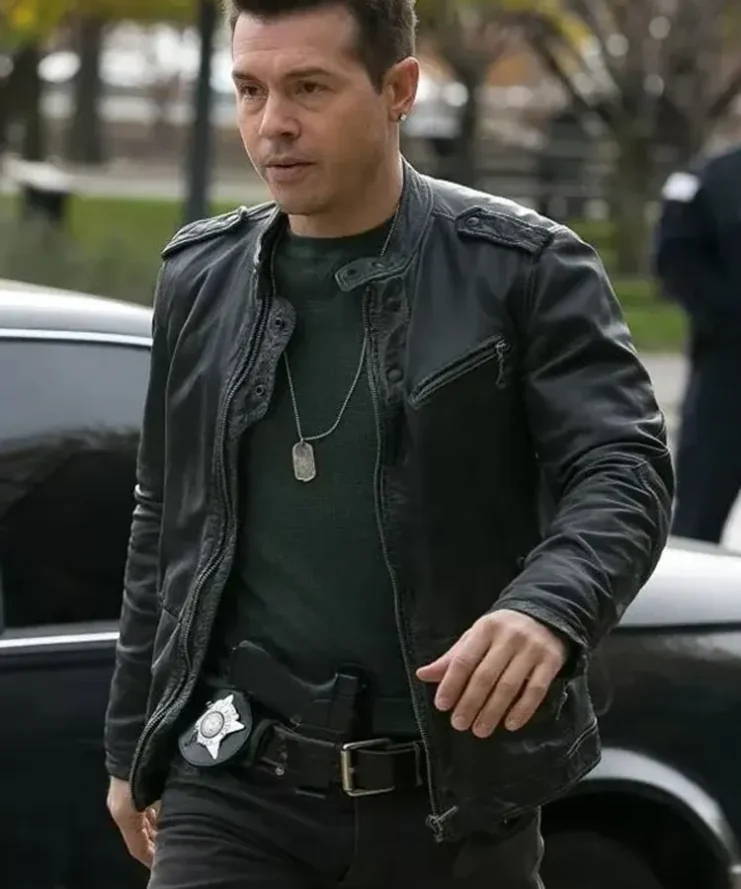 Antonio Dawson Chicago PD Black Leather Jacket