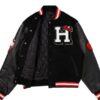 Apples H Hello Kitty Letterman Black Jacket