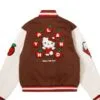 Apples H Hello Kitty Letterman Brown Jacket