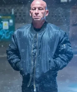 April X 2024 MMA Fighter Blue Bomber Jacket