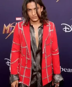 Aramis Knight Ms. Marvel Event Red Blazer Jacket