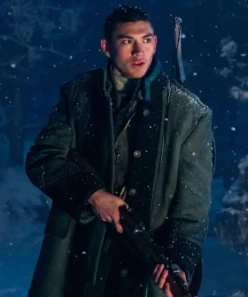 Archie Renaux Shadow And Bone Green Coat For Men