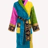 Ari Haley Rich In Color Versace Bath Robe Front