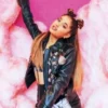 Ariana Grande Black Leather Jacket