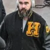 Arrowhead Stadium Jason Kelce High School Black Varsity Jacket