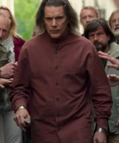 Arthur Harrow Moon Knight Ethan Hawke Brown Cotton Jacket