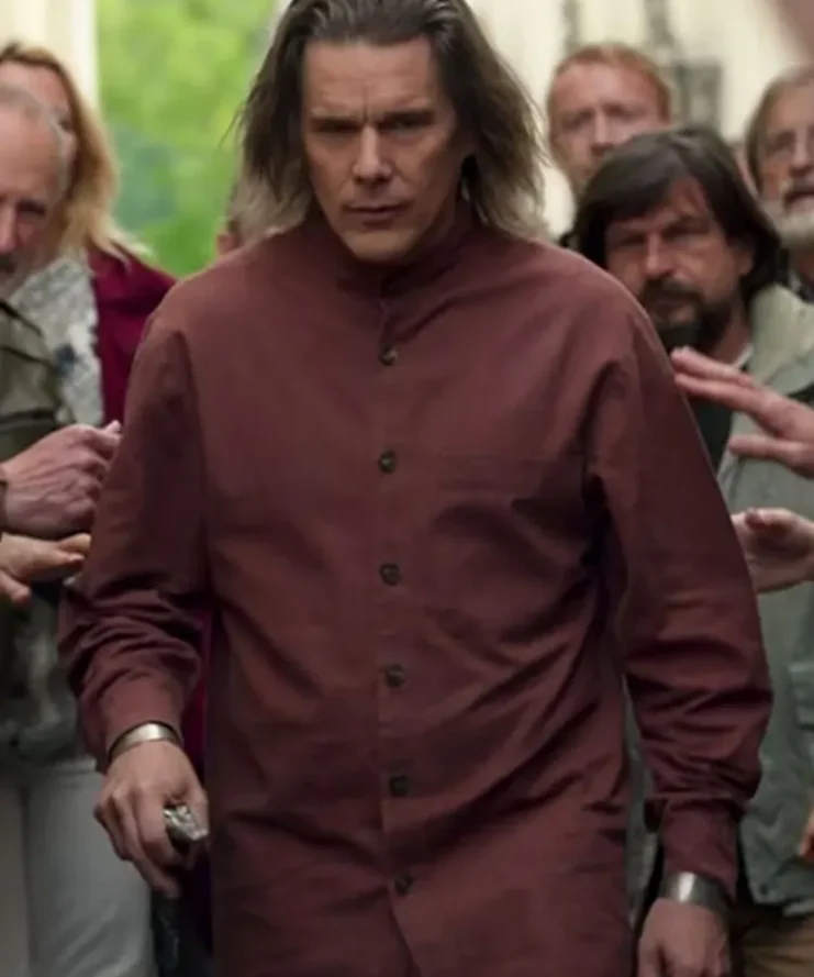 Arthur Harrow Moon Knight Ethan Hawke Brown Cotton Jacket