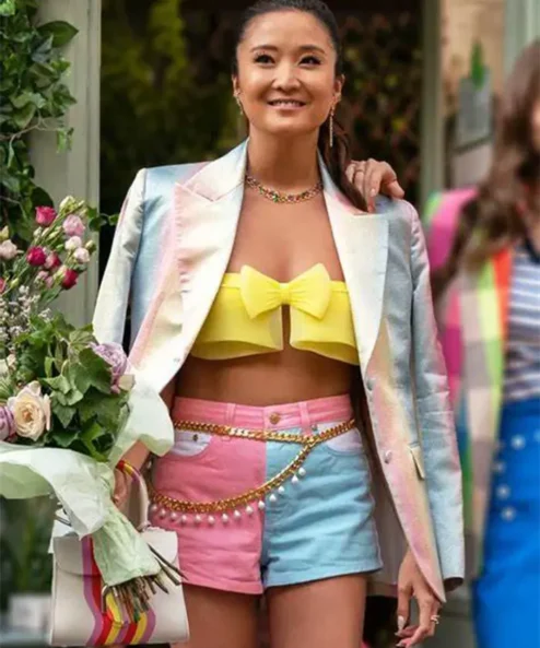 Ashley Park Emily In Paris S03 Patel Print Blazer