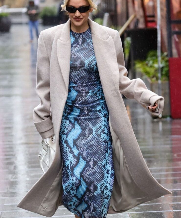 Ashley Roberts Oversized Long Wool Coat