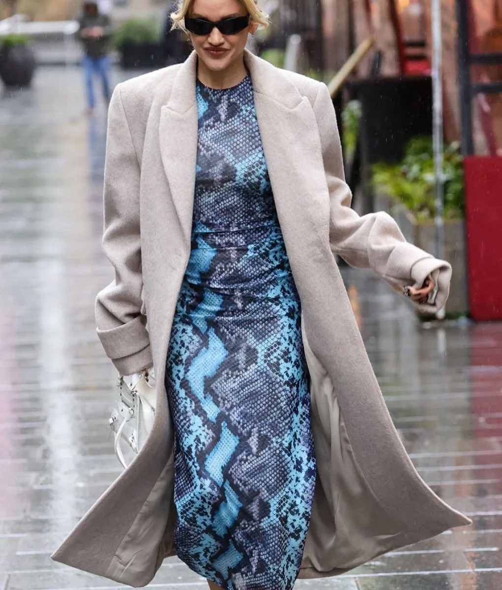 Ashley Roberts Oversized Long Wool Coat