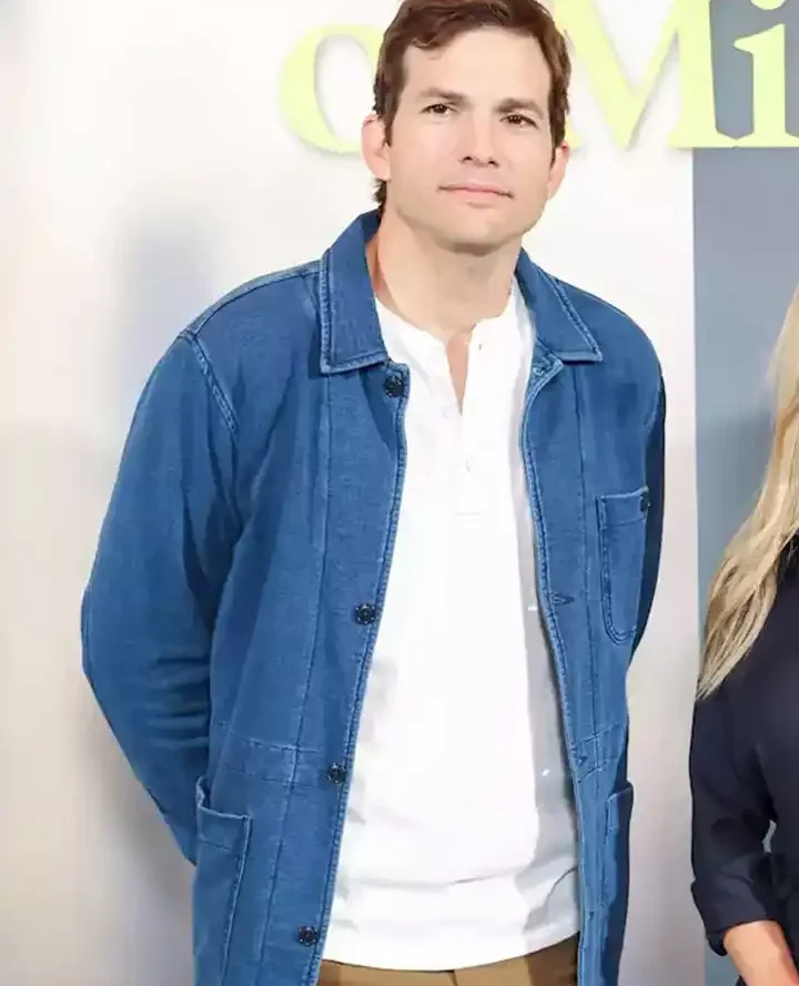 Ashton Kutcher Your Place or Mine 2023 Denim Jacket