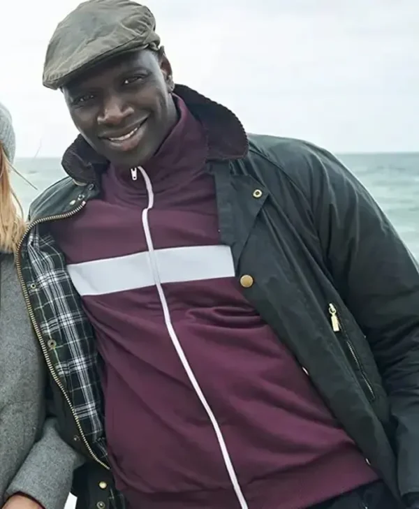 Assane Diop Lupin Cotton Black Jacket