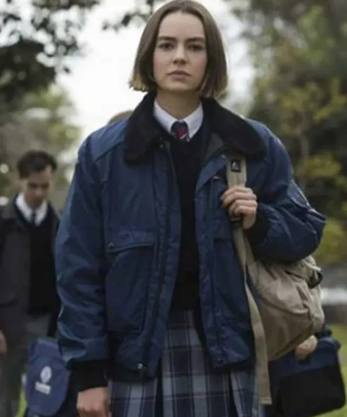 Atypical S04 Brigette Casey Gardner Blue Parachute Jacket