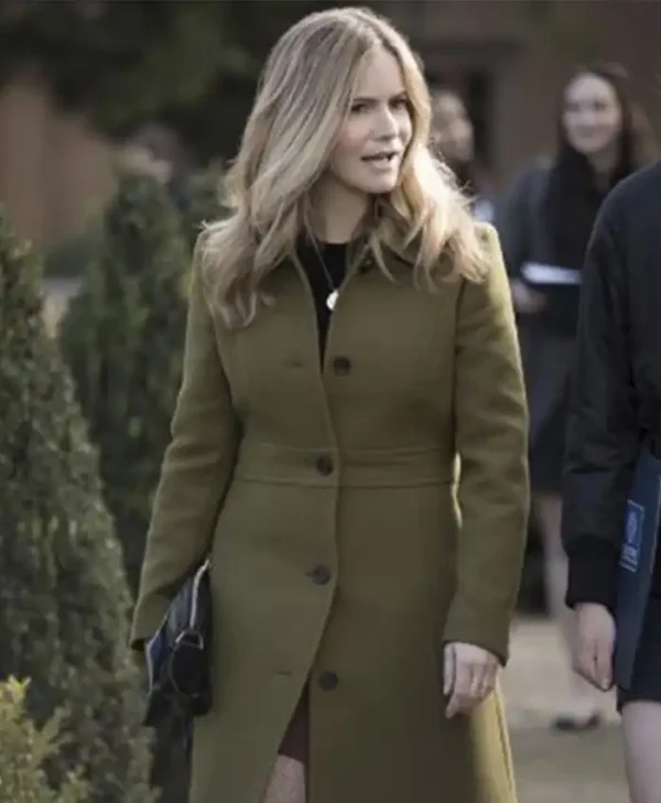 Atypical S04 Jennifer Jason Leigh Green Wool Coat