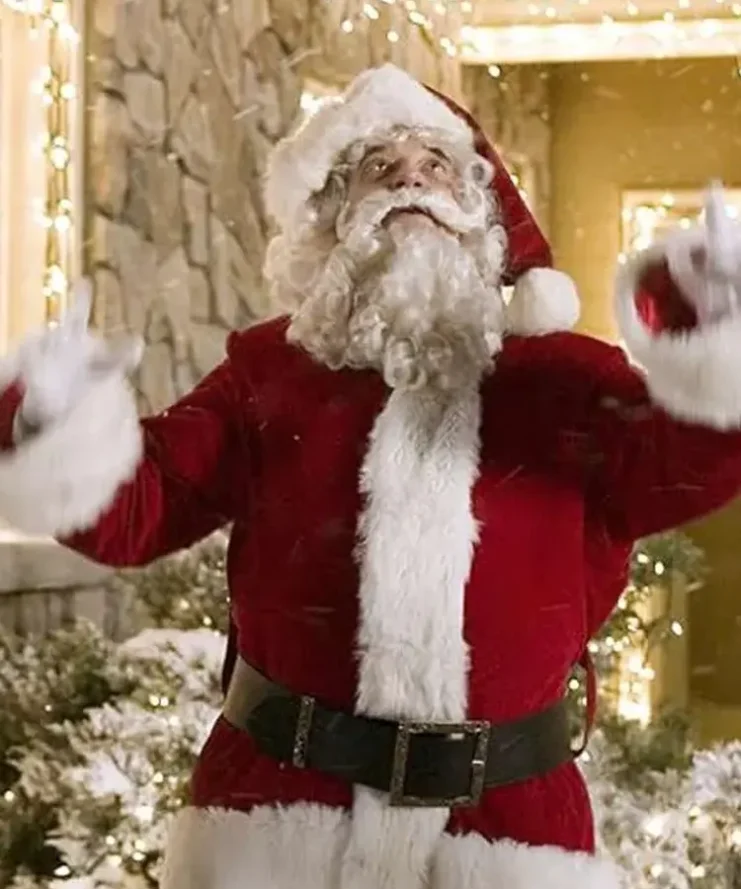 Austin Pendleton Christmas with the Kranks Santa Red Coat