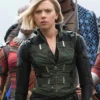 Avengers Infinity War Black Widow Green Vest
