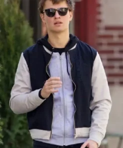 Baby Driver Ansel Elgort Bomber Jacket