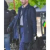 Baby Driver Buddy Blue Long Cotton Coat