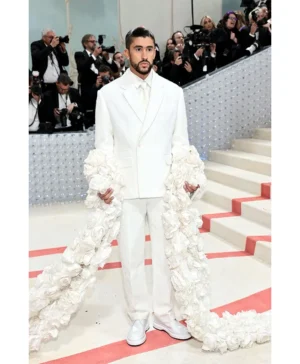 Bad Bunny Met Gala White Suit