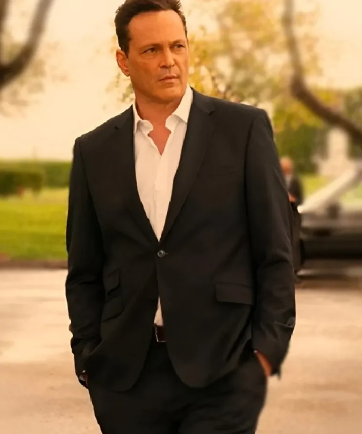 Bad Monkey 2024 Vince Vaughn Black Suit