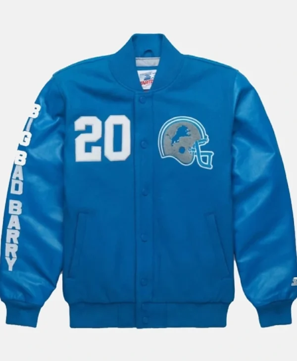 Barry Sanders Goat Varsity Wool Jacket